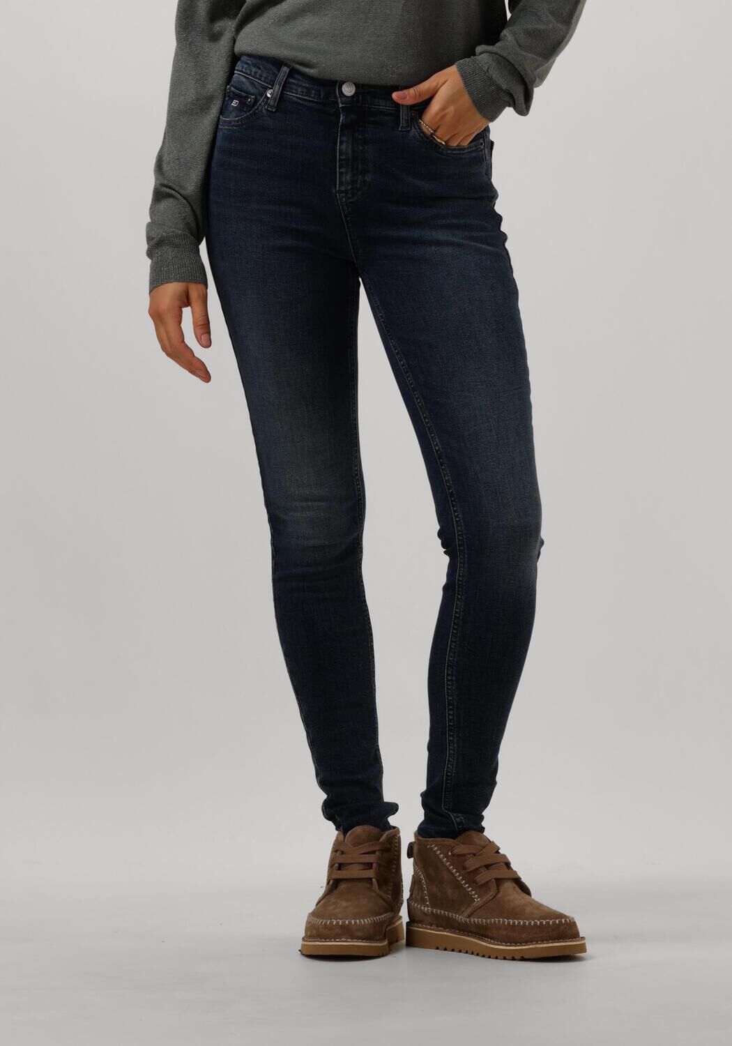 TOMMY JEANS Dames Jeans Nora Md Skn Dh1264 Donkerblauw