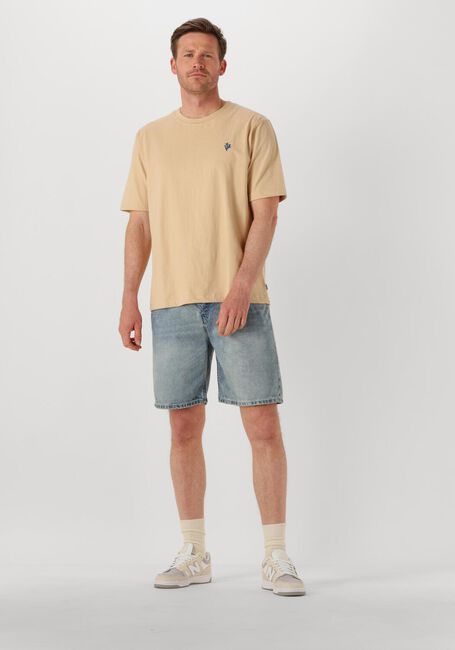 Blauwe PURE PATH Shorts THE OWEN REGULAR FIT DENIM SHORTS - large