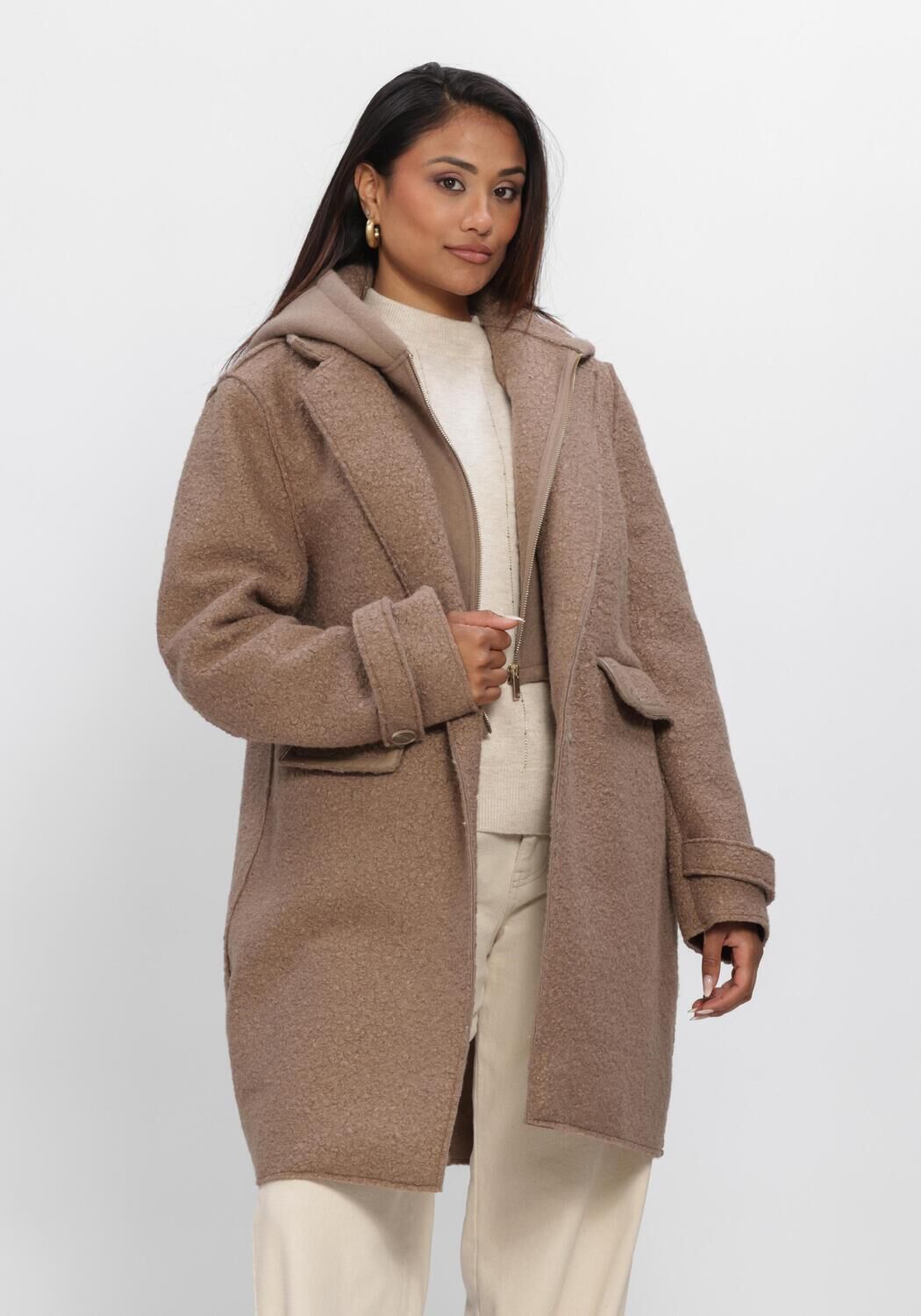 Camel NUKUS Mantel MIRTHE COAT BOUCLE - large