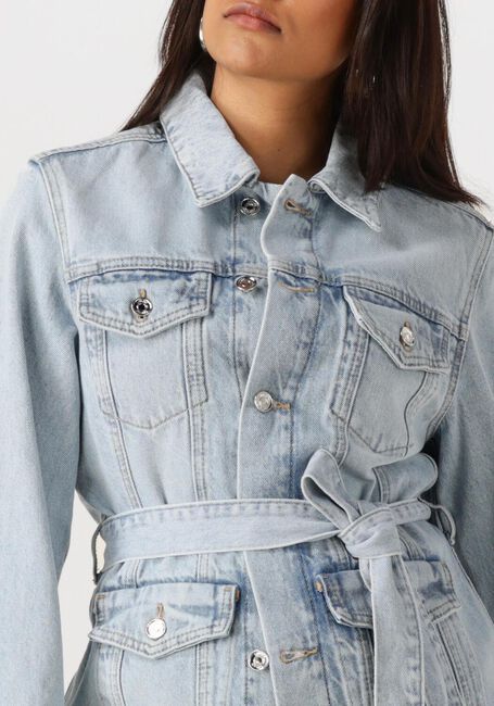 Lichtblauwe LIU JO Spijkerjas GIUBBINO DENIM LOUD - large