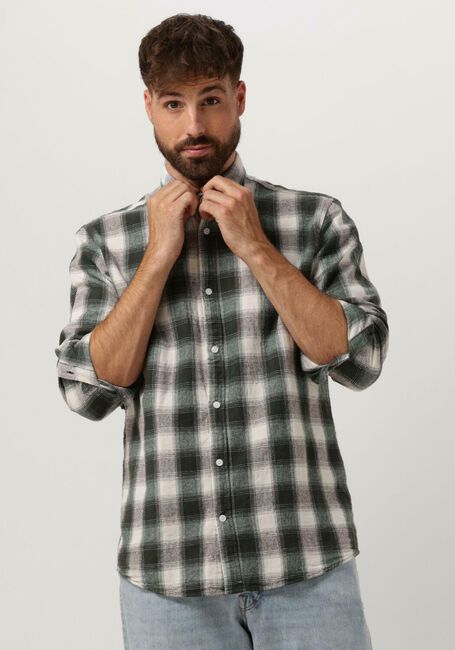 Donkergroene SELECTED HOMME Casual overhemd REGBALDO SHIRT - large