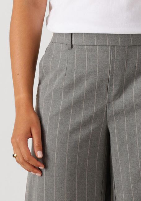 Grijze OBJECT Pantalon OBJLISA WIDE PANT - large