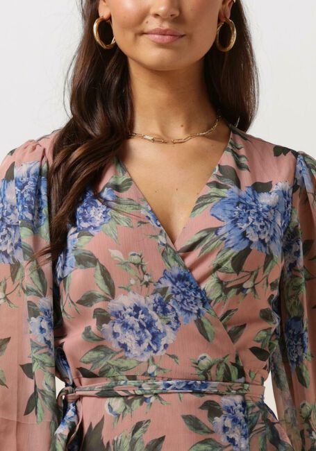 Roze Y.A.S. Midi jurk YAESME LS DRESS - BM - large