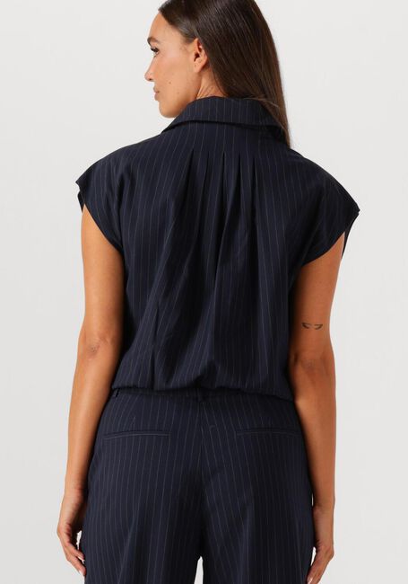 Donkerblauwe WITHBLACK Vest WBLVALENTINA STRIPED VEST - large