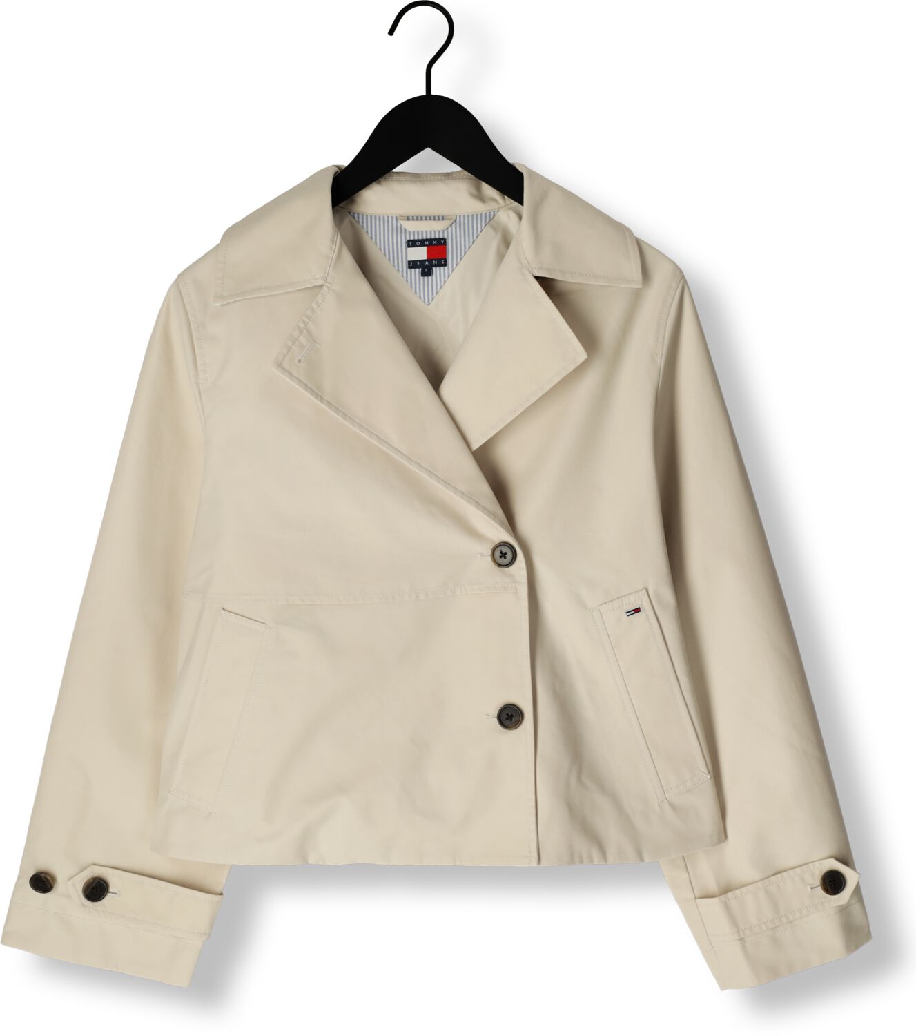 TOMMY JEANS Dames Jassen Tjw Short Trench Coat Beige
