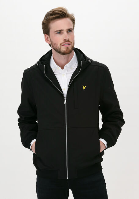 Zwarte LYLE & SCOTT Jack SOFTSHELL JACKET - large