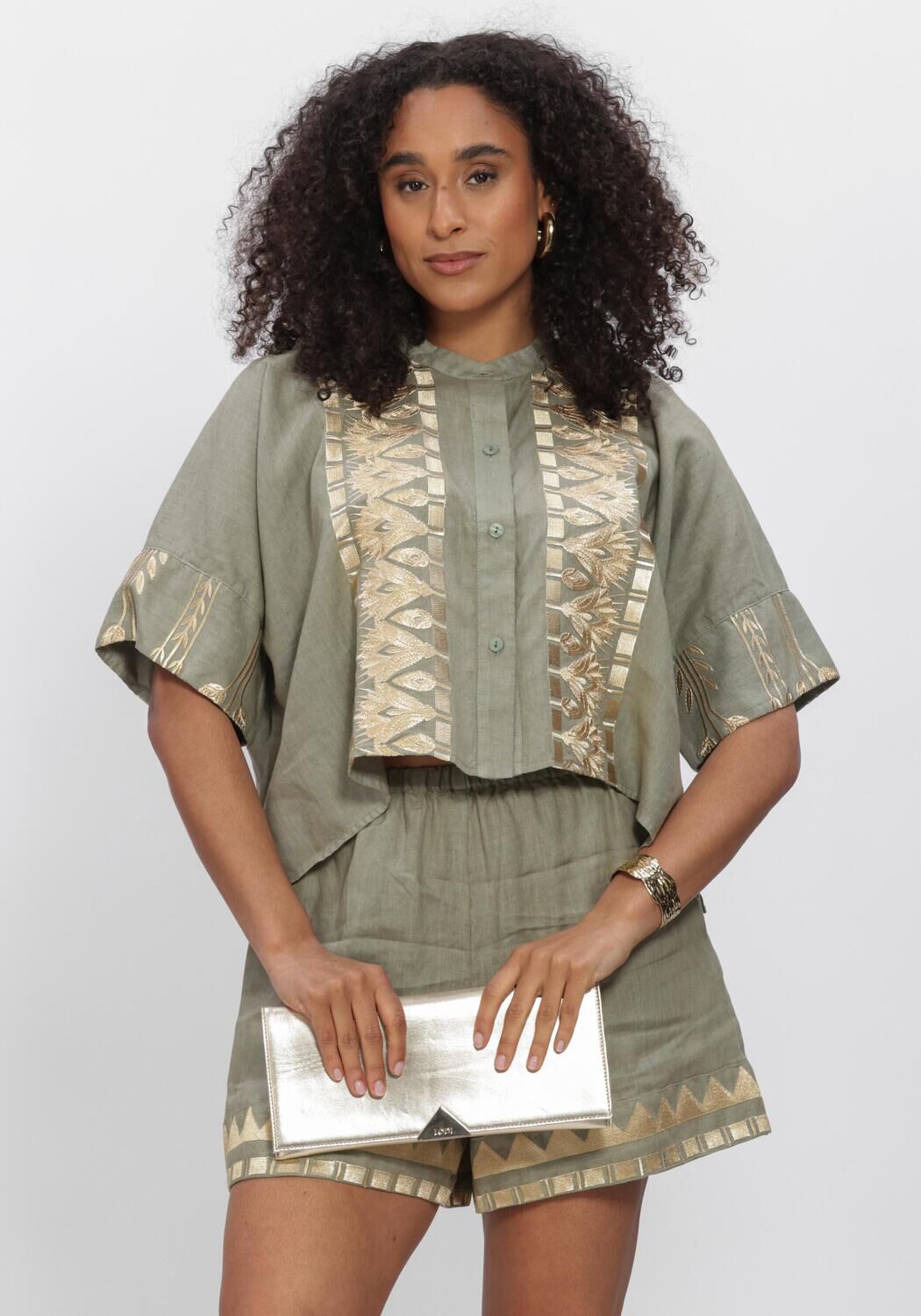 Groene GREEK ARCHAIC KORI Blouses S26K-2075047 - large