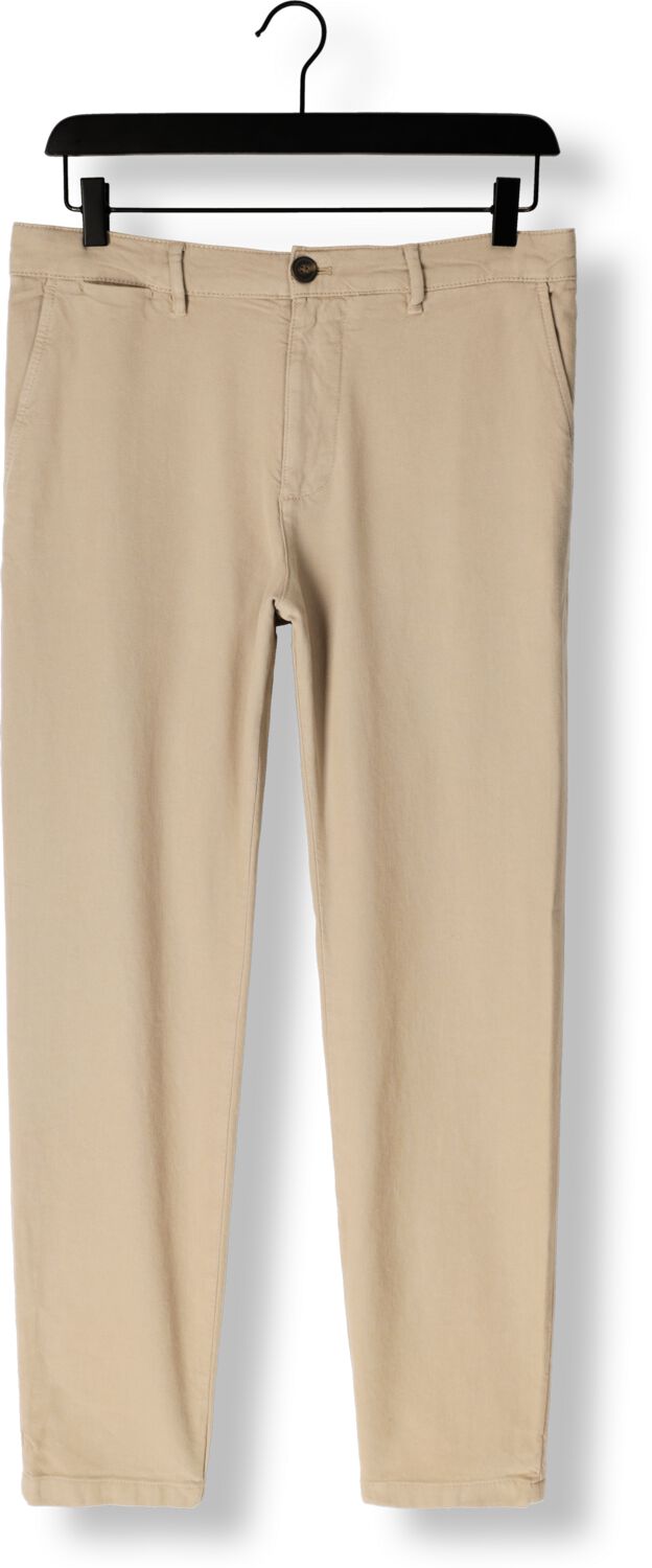 SELECTED HOMME Heren Broeken Slh175-slim Miles Structure Dyed Pant Beige