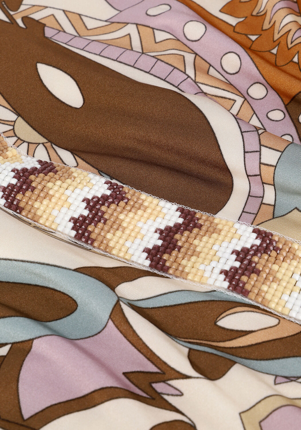 Bruine ANA ALCAZAR Mini jurk TUNIC &Ouml;KOTEX 100 - large