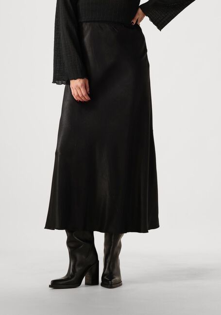 Zwarte MSCH COPENHAGEN Midirok MSCHNICOLETTE ULLAS SKIRT - large