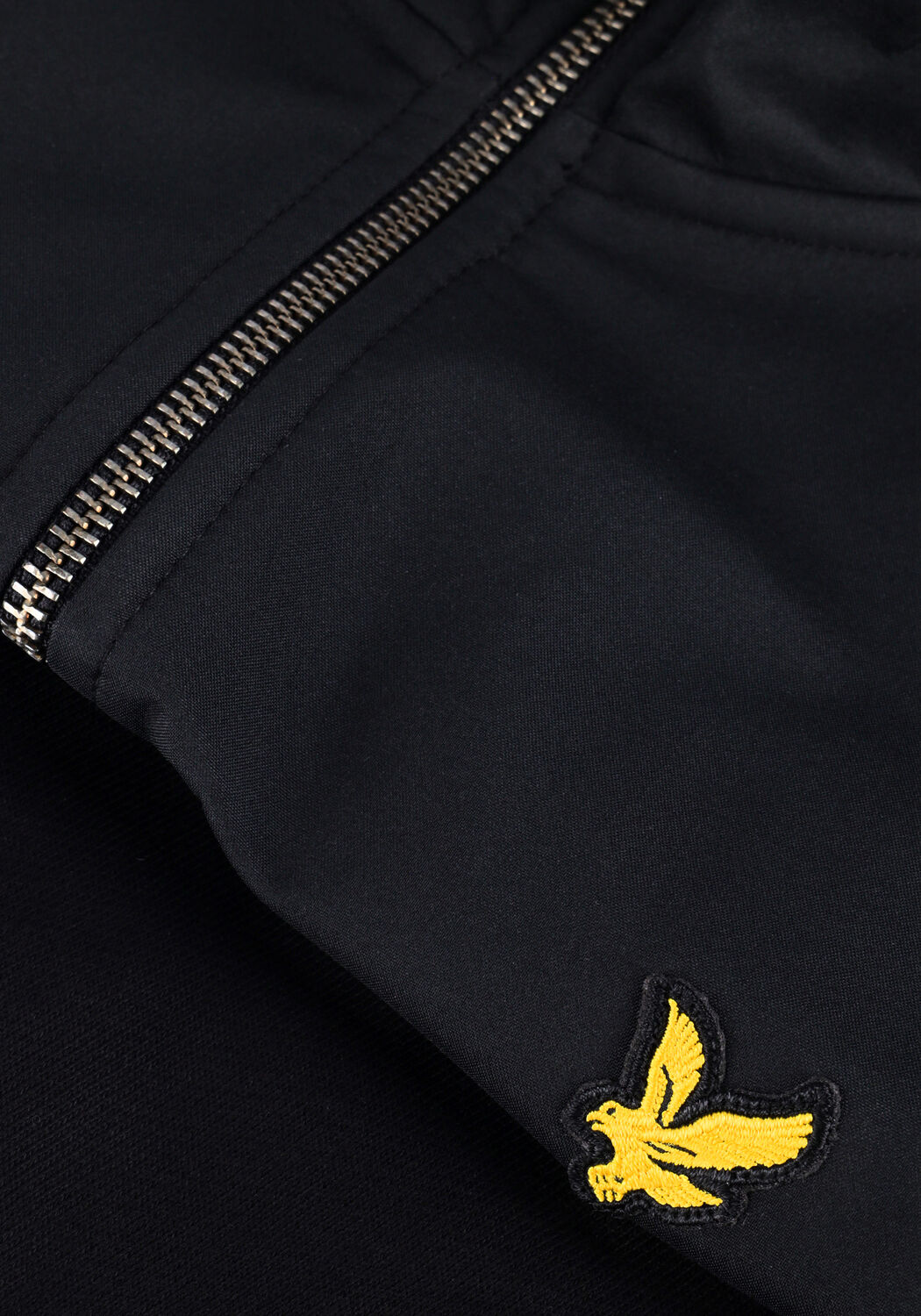 Zwarte LYLE & SCOTT Jack SOFTSHELL JERSEY ZIP HOODIE - large