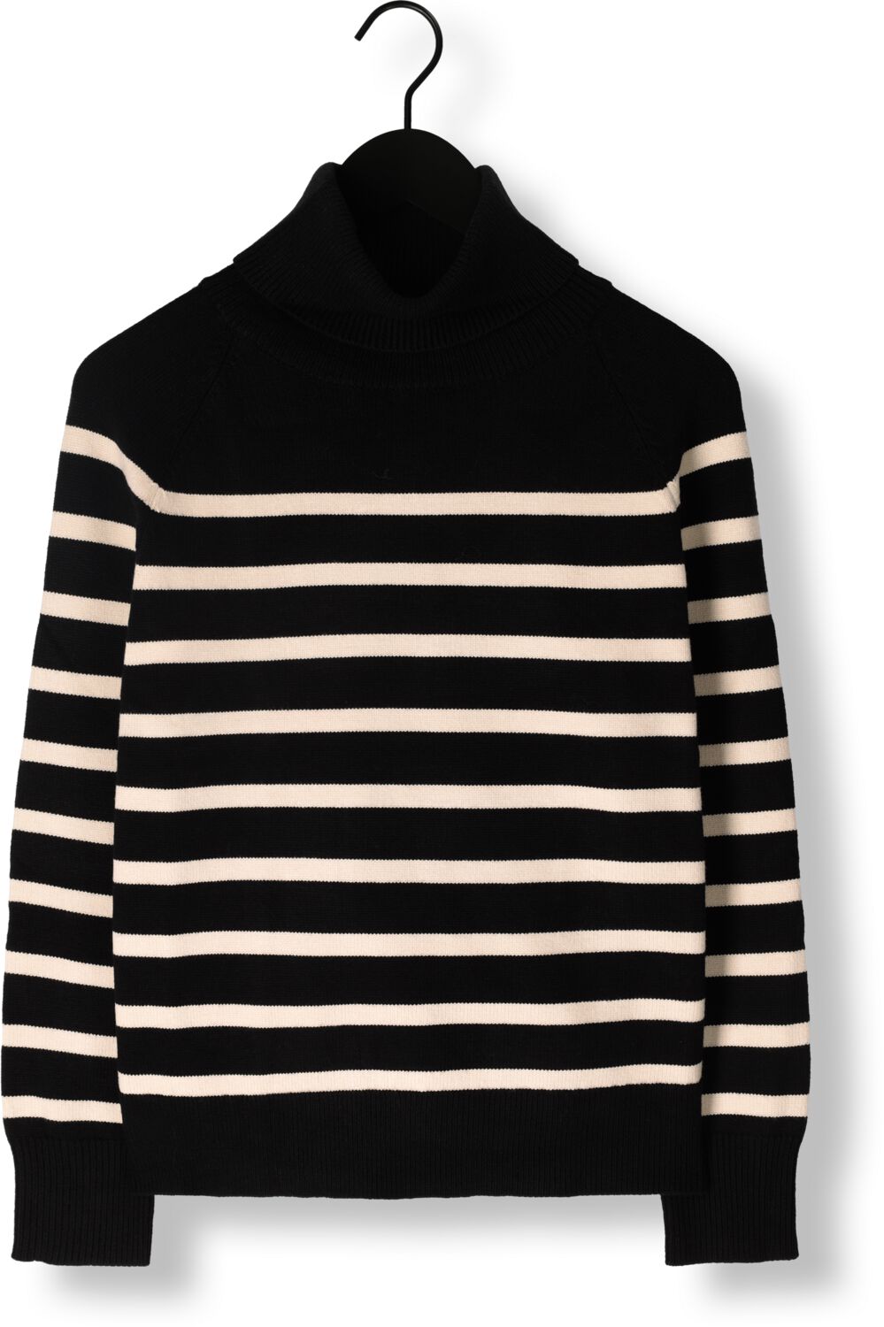 NOTRE-V Dames Truien & Vesten Stripe Knit Sweater Zwart