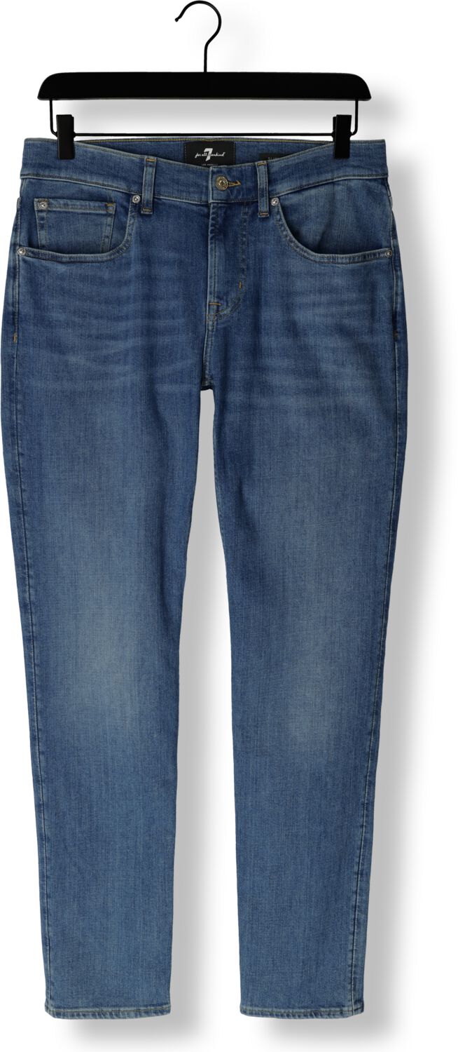 7 FOR ALL MANKIND Heren Jeans Slimmy Tapered Blauw