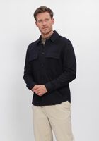 Donkerblauwe PROFUOMO Overshirt OVERSHIRT KNITTED