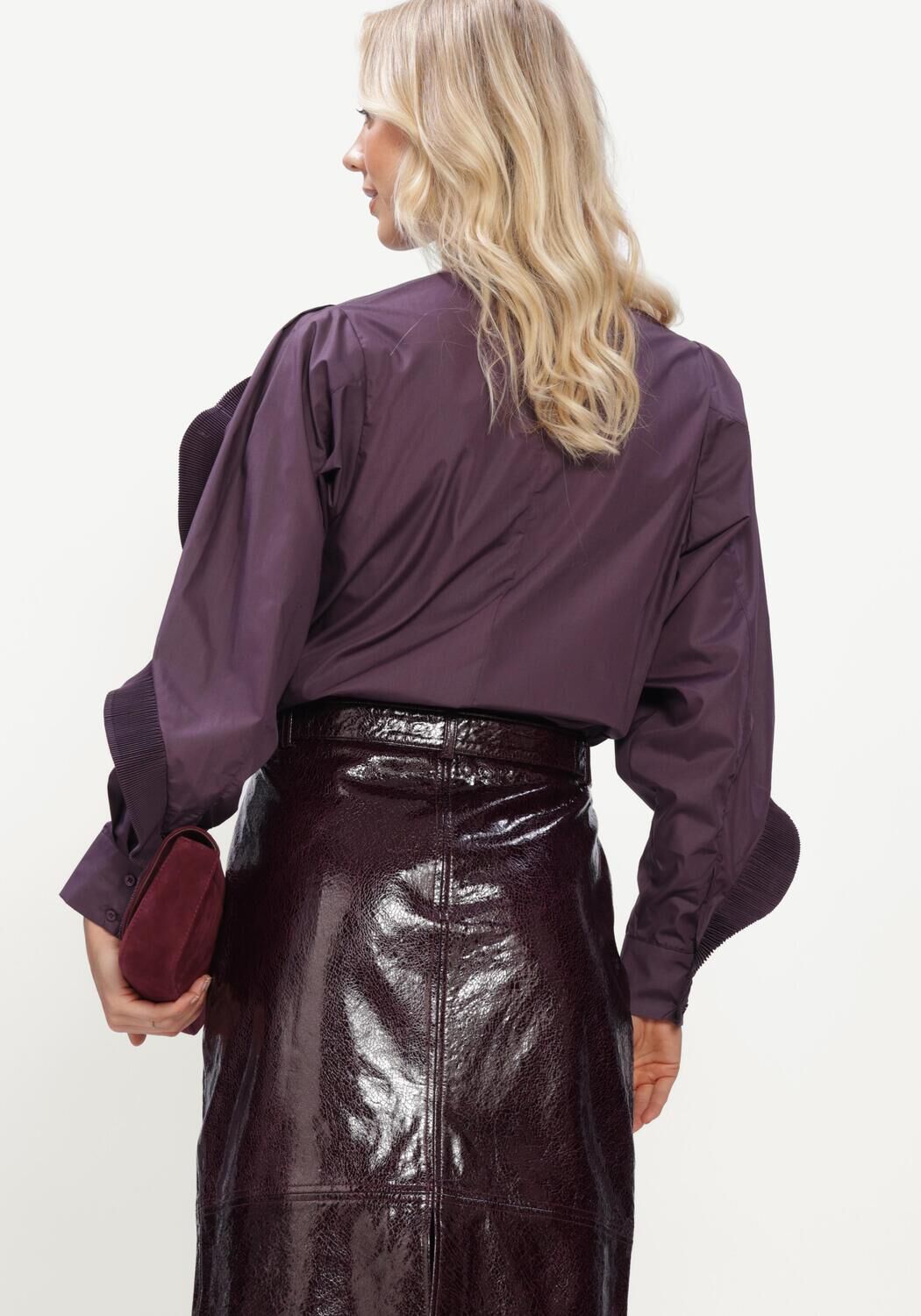 Paarse COPENHAGEN MUSE Blouses CMPLEAT-BLOUSE - large