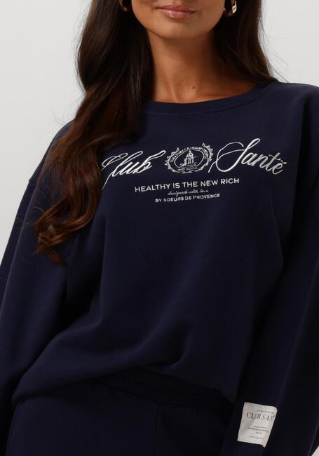 Blauwe SOEURS DE PROVENCE Sweater LAURE SWEATER - large