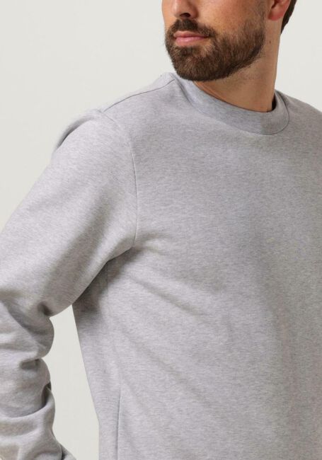 Grijze LACOSTE Sweater CLASSIC FIT BRUSHED FLEECE SWEATSHIRT - large