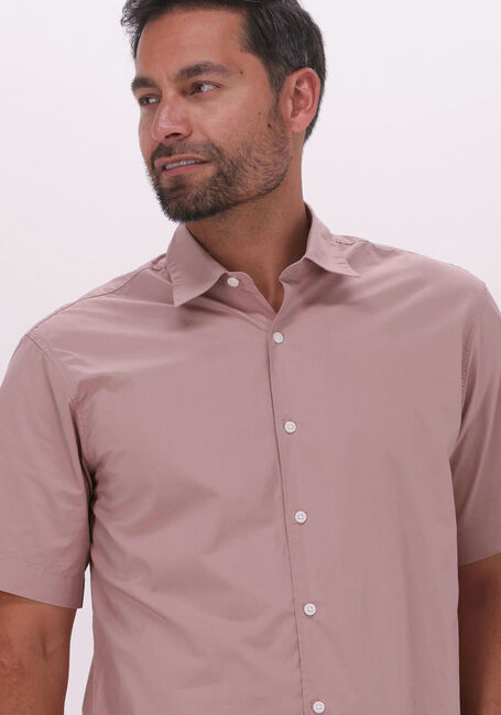 Roze SELECTED HOMME Casual overhemd SLHRELAXBARON SHIRT SS MIX W FAAWN - large