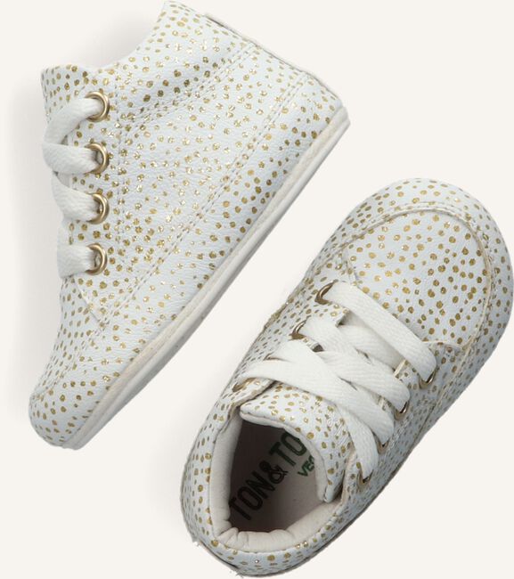 Witte TON & TON Babyschoenen DAISY Witte TON & TON Babyschoenen DAISY - large