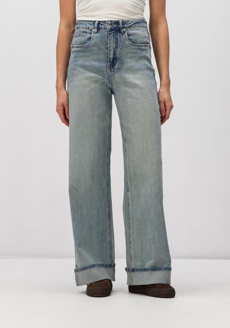 Lichtblauwe GESTUZ Wide jeans GZSARA HW WIDE JEANS - large