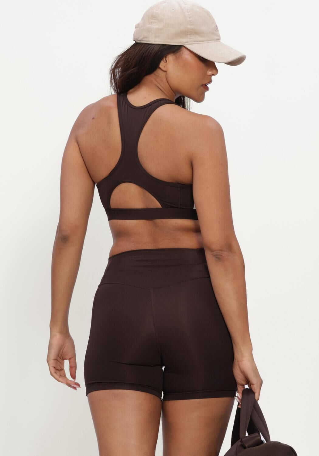 Bruine ADIDAS Top OPT ESS 3S MS - large