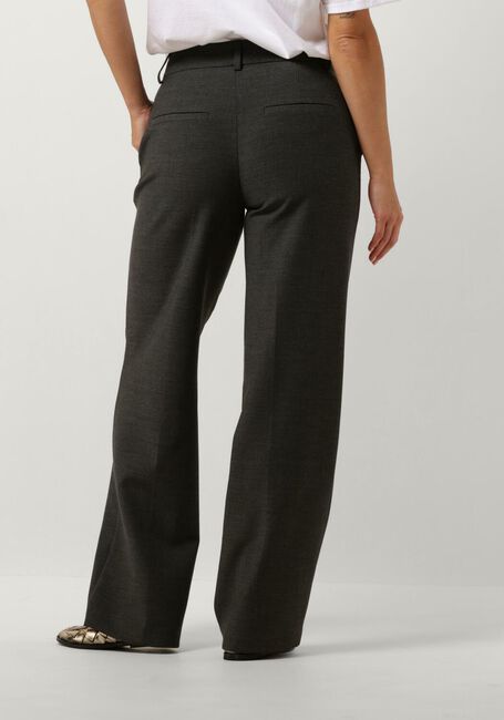 Donkergrijze SELECTED FEMME Pantalon SLFRITA MW WIDE PANT - large