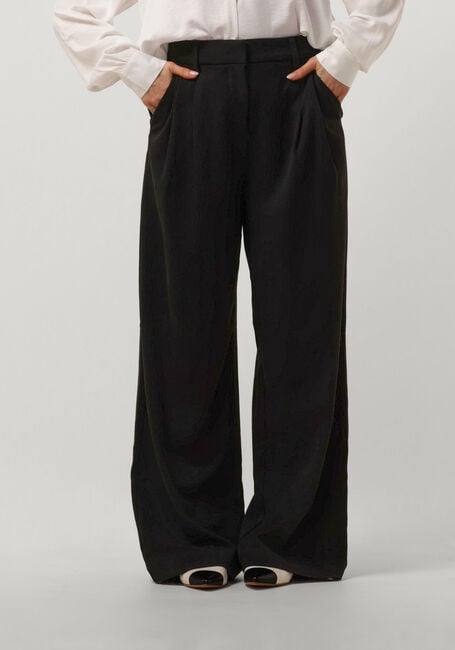 Zwarte MSCH COPENHAGEN Pantalon MSCHHENRIKA HW PANTS - large