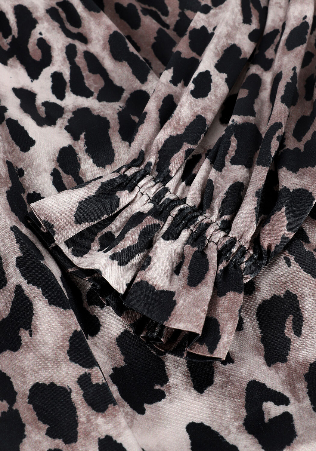 Bruine CATWALK JUNKIE Midi jurk DR WILD LEOPARD - large