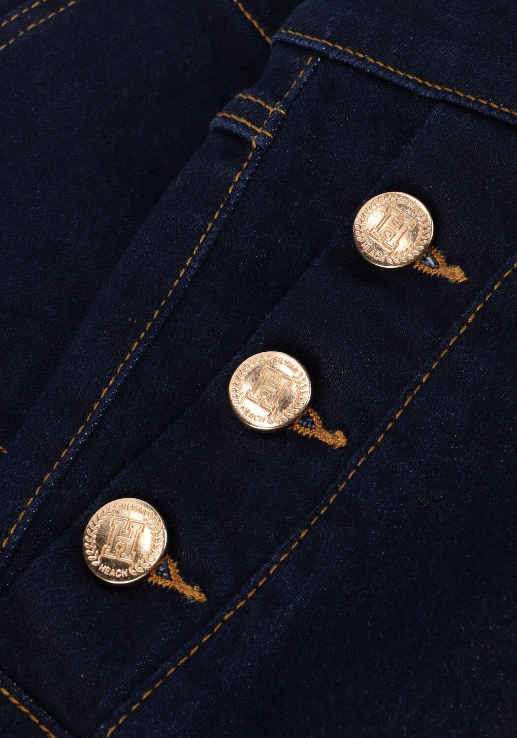 Blauwe SILVIAN HEACH Wijde broek GPA24304JE - large