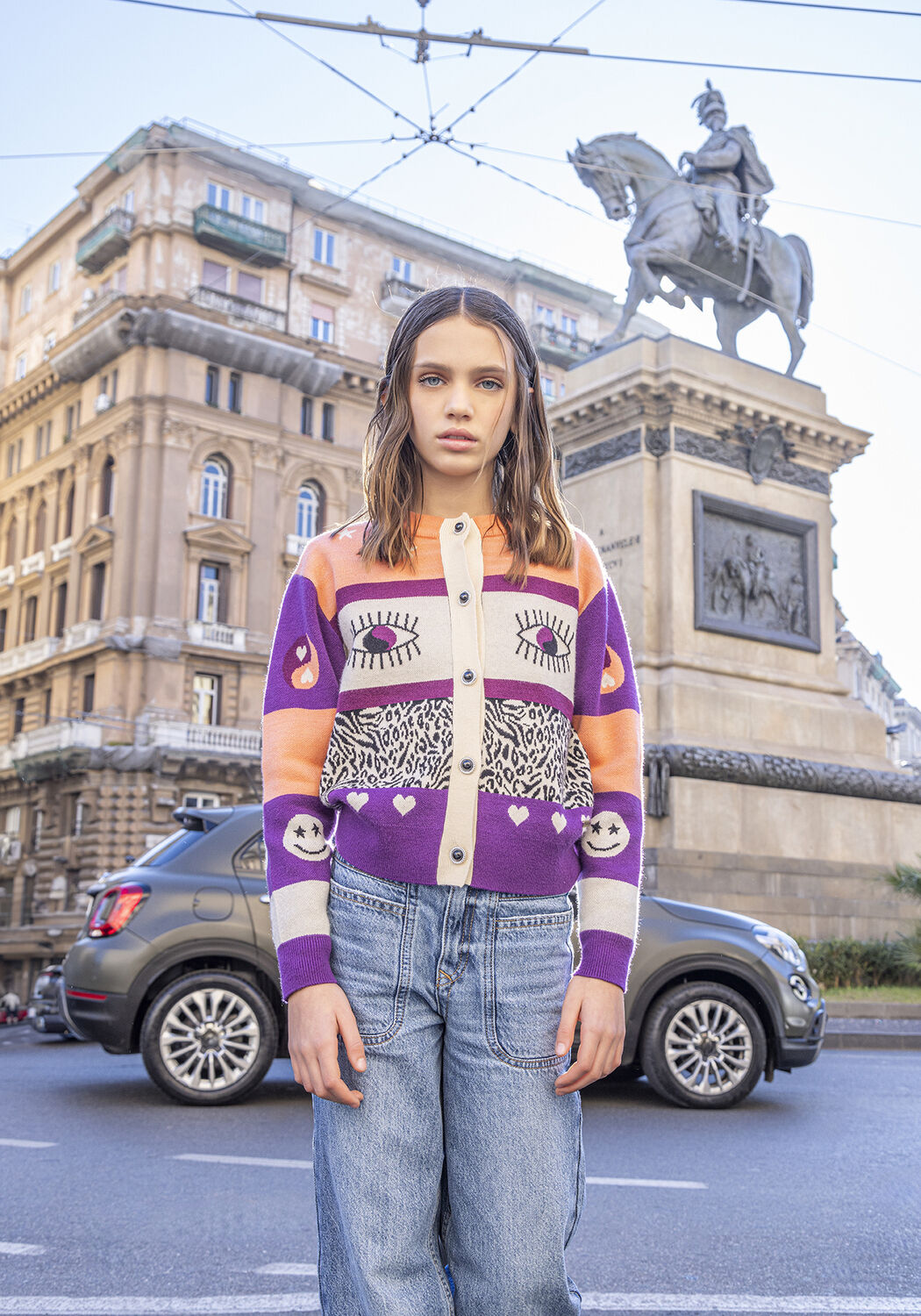 Paarse VINGINO Vest MINDY - large