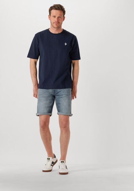 Blauwe PURE PATH Shorts THE MILES SLIM FIT DENIM SHORTS - large