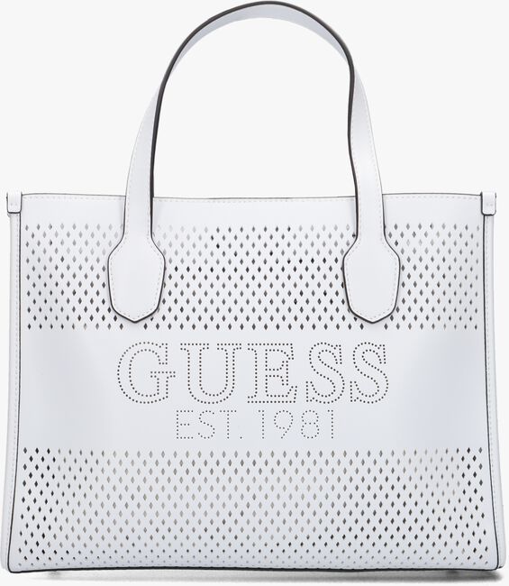 Witte GUESS Handtas KATEY PERF SMALL TOTE - large