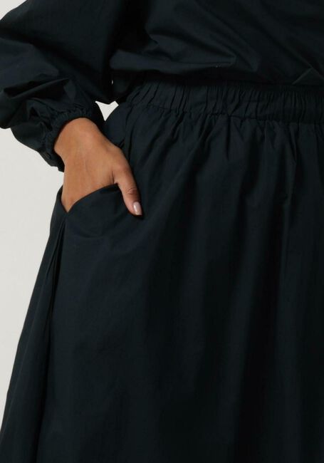 Donkerblauwe BY-BAR Maxirok JUTA POPLIN SKIRT - large