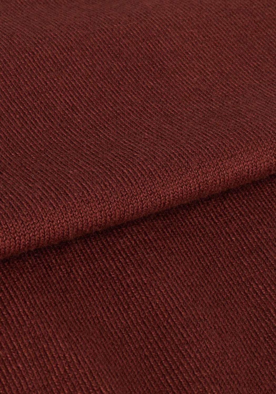 Bruine MINUS Top PAM SCOOP NECK HALF SLEEVE KNIT T-SHIRT - large