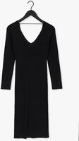 Zwarte NOTES DU NORD Midi jurk CHRISTINE KNITTED DRESS