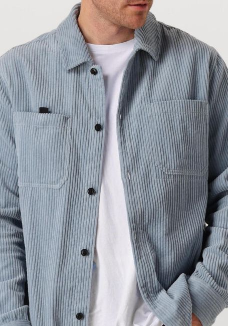 Lichtblauwe BUTCHER OF BLUE Overshirts COLBY CORD OVERSHIRT - large