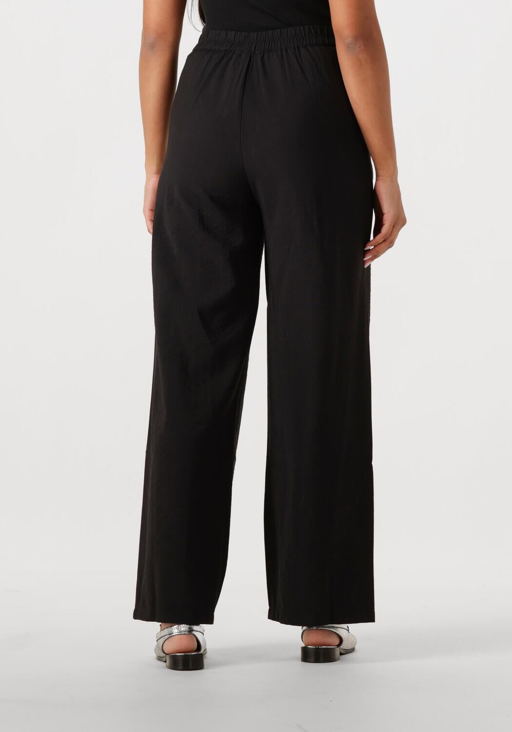OBJECT Dames Broeken Objyui Hw Wide Pants 137 Zwart