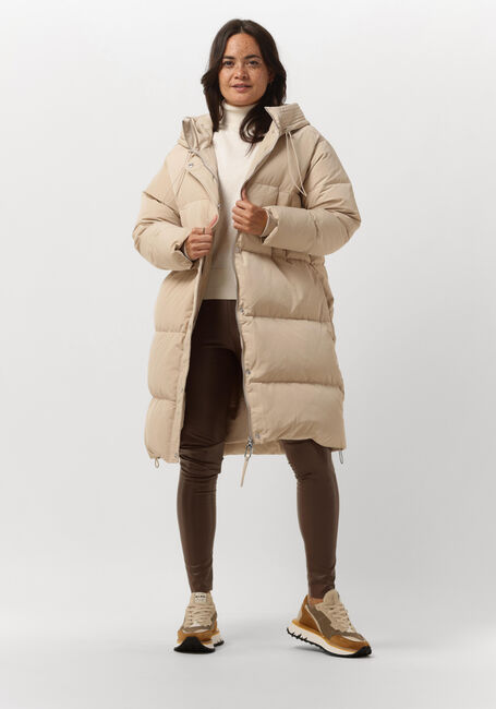 Beige SILVIAN HEACH Gewatteerde jas LONG DOWN JACKET IBAR - large