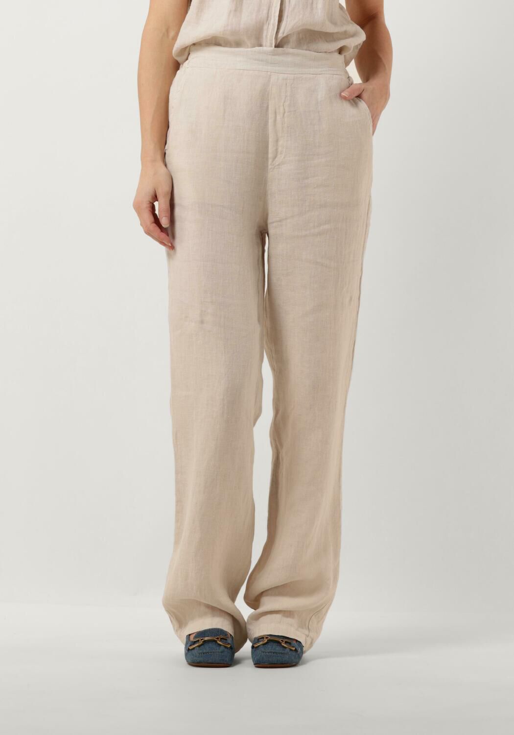 KNIT-TED Dames Broeken Julia Zand