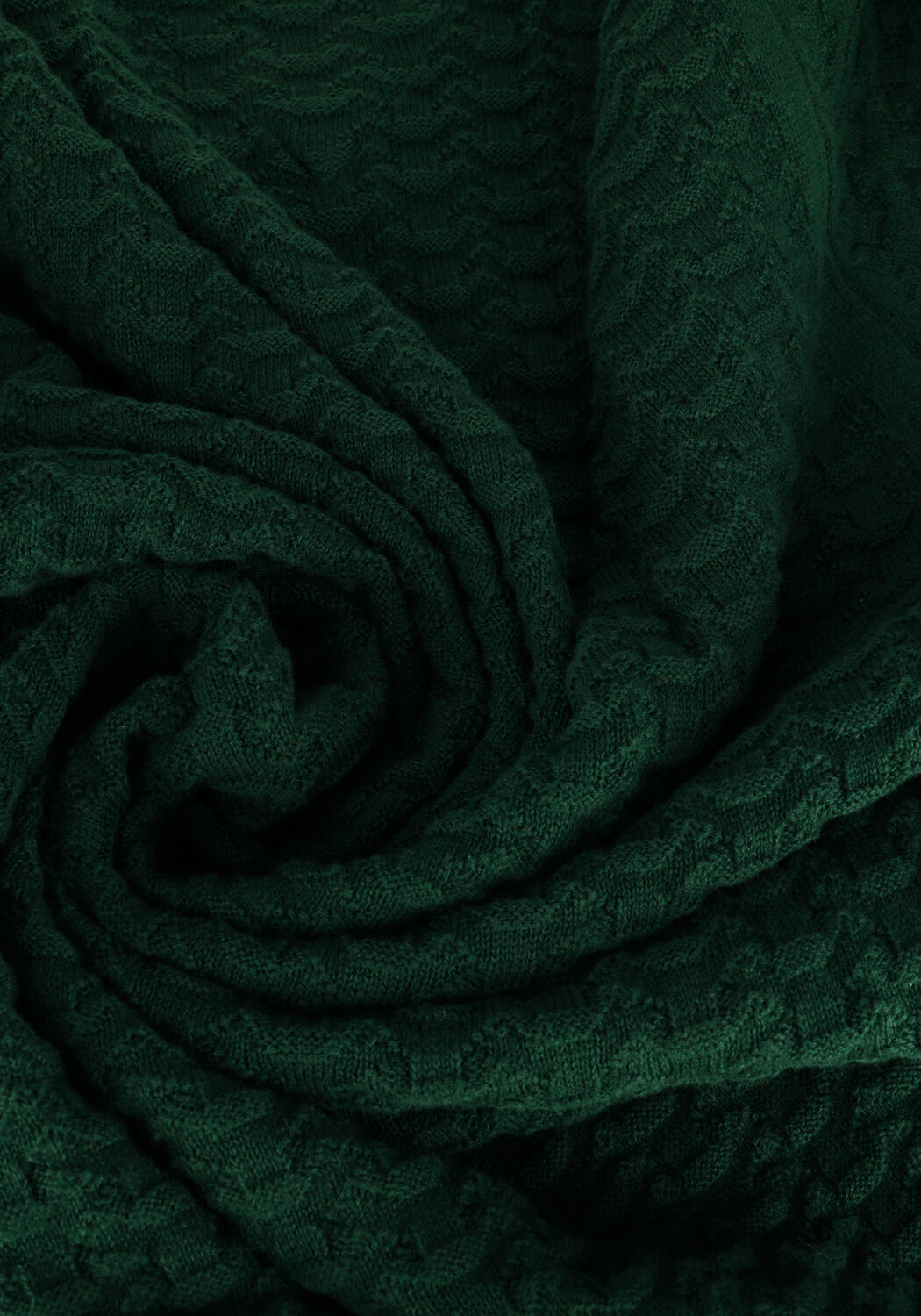 Donkergroene TOMMY HILFIGER Trui EXAGGERATED STRUCTURE CREW NECK - large