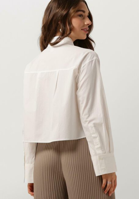 Witte Y.A.S. Blouses YASLEE LS SHORT SHIRT - large