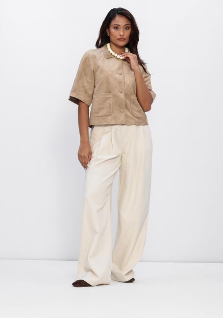 Camel NEO NOIR Jack EDITTA FAUX SUEDE JACKET - large