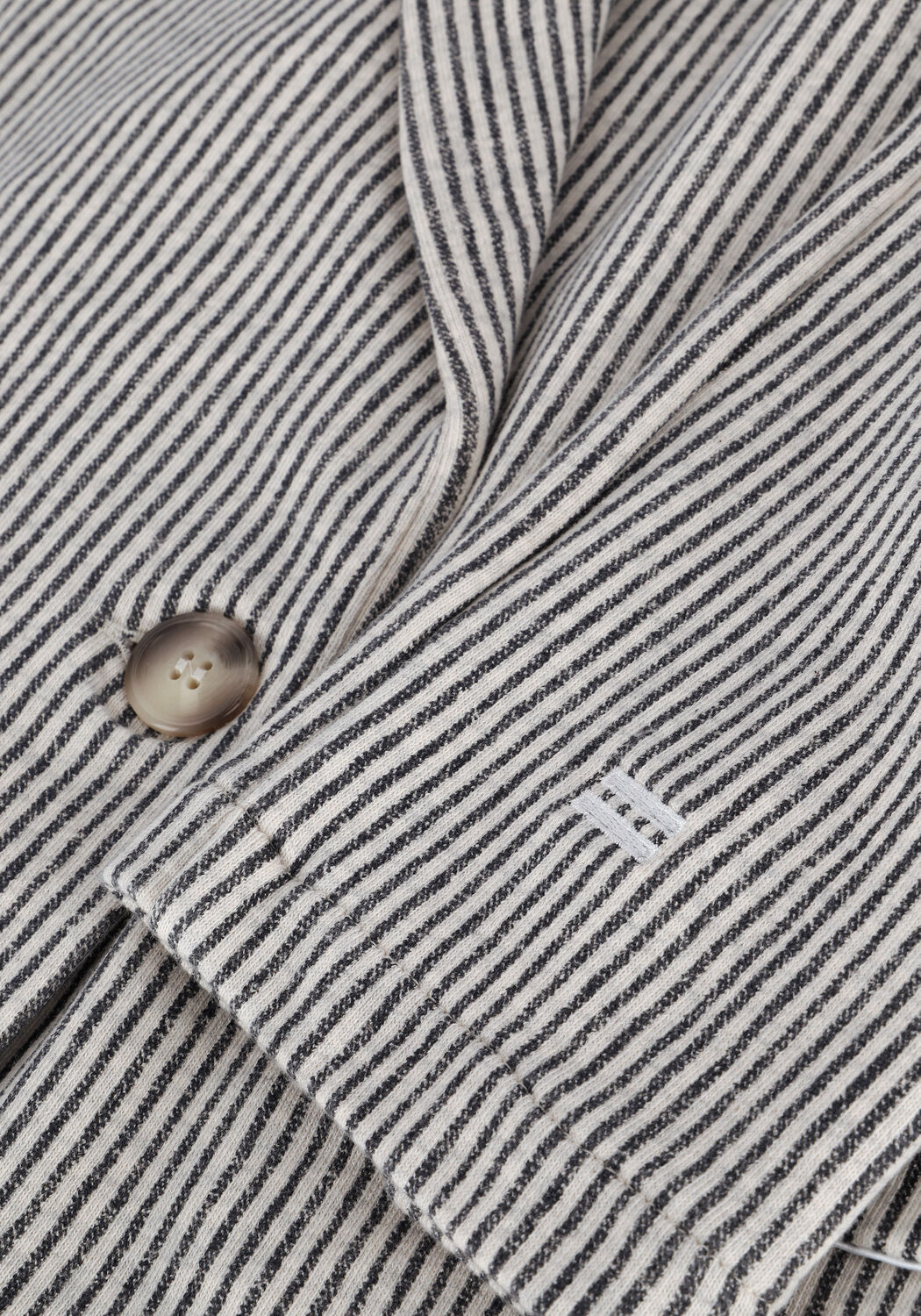 Gebroken wit 10DAYS Blazer BLAZER DENIM STRIPE - large