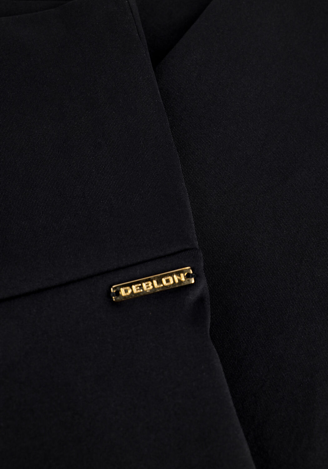 Zwarte DEBLON SPORTS Legging CLASSIC LEGGINGS HIGH WAISTBAND - large