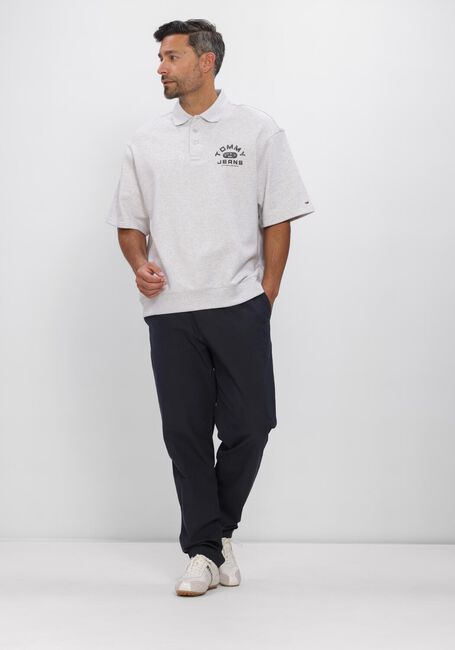 Grijze TOMMY JEANS Polo TJM 90S SOLID SPORT POLO - large