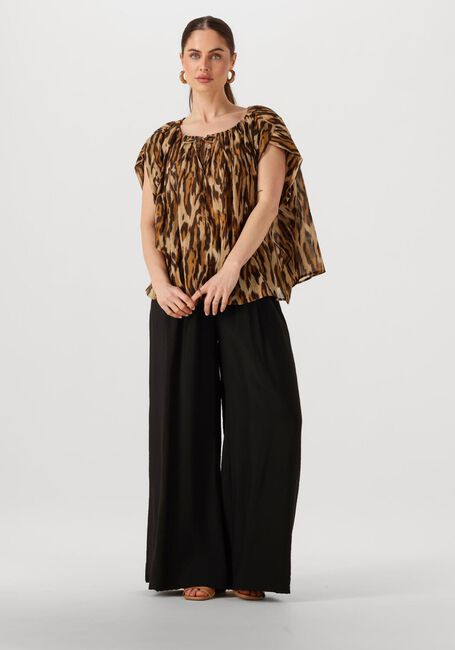 Zwarte LOUIZON Wijde broek WILLIANA - large