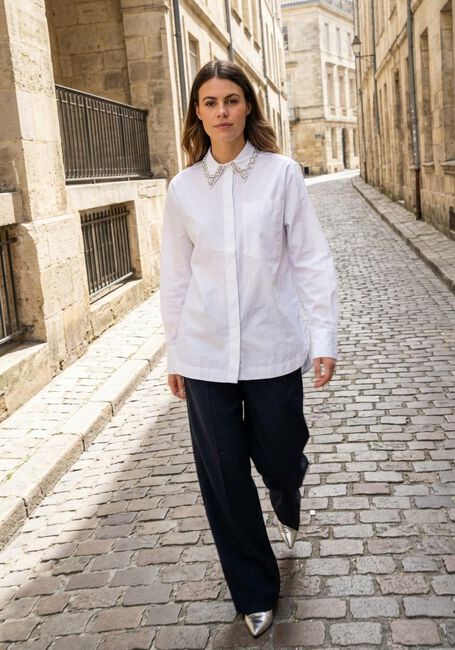 Witte COPENHAGEN MUSE Blouses CMSPIKA-SHIRT - large
