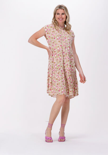 Beige Y.A.S. Mini jurk YASOHARA SL DRESS - large