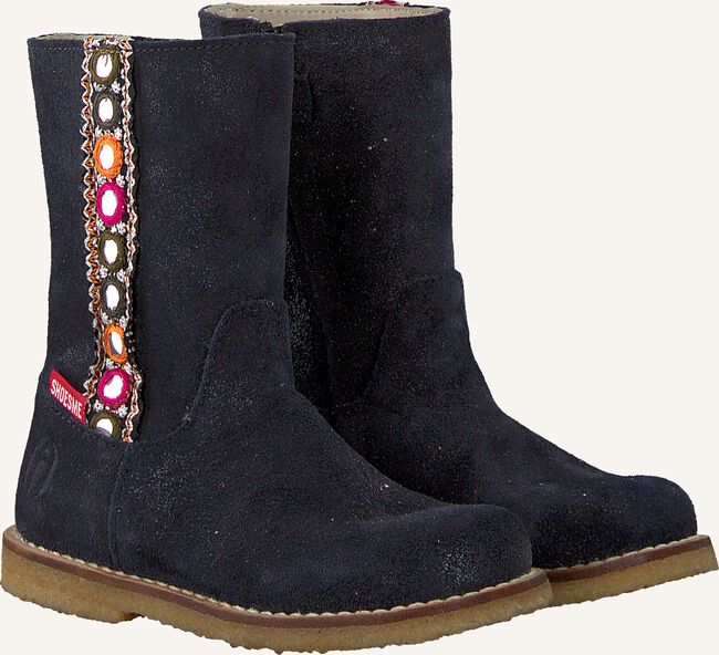 Blauwe SHOESME Enkellaarsjes SILHOUET Blauwe SHOESME Enkellaarsjes SILHOUET - large