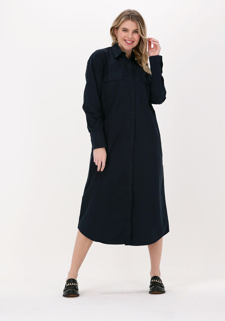 Donkerblauwe KNIT-TED Midi jurk MALU - large